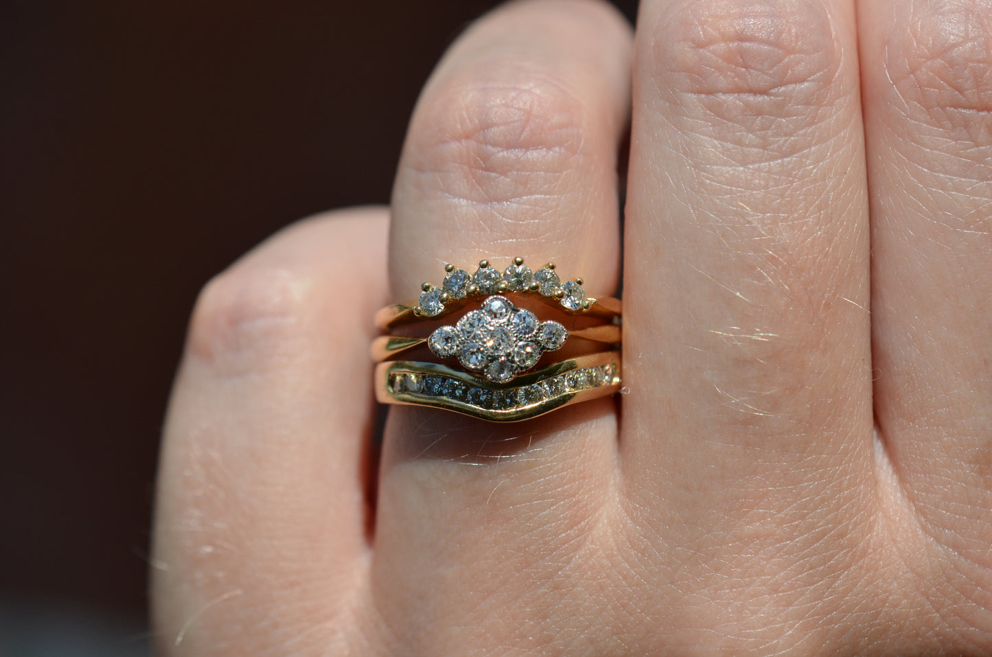 Darling Diamond Cluster Ring