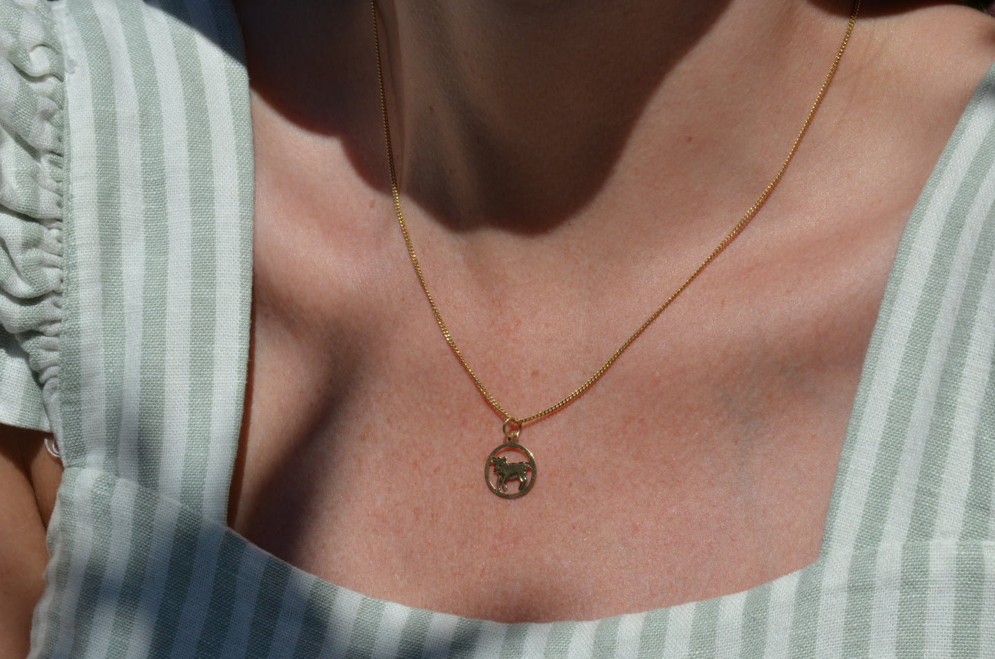 Tiny Cut Out Lamb Charm