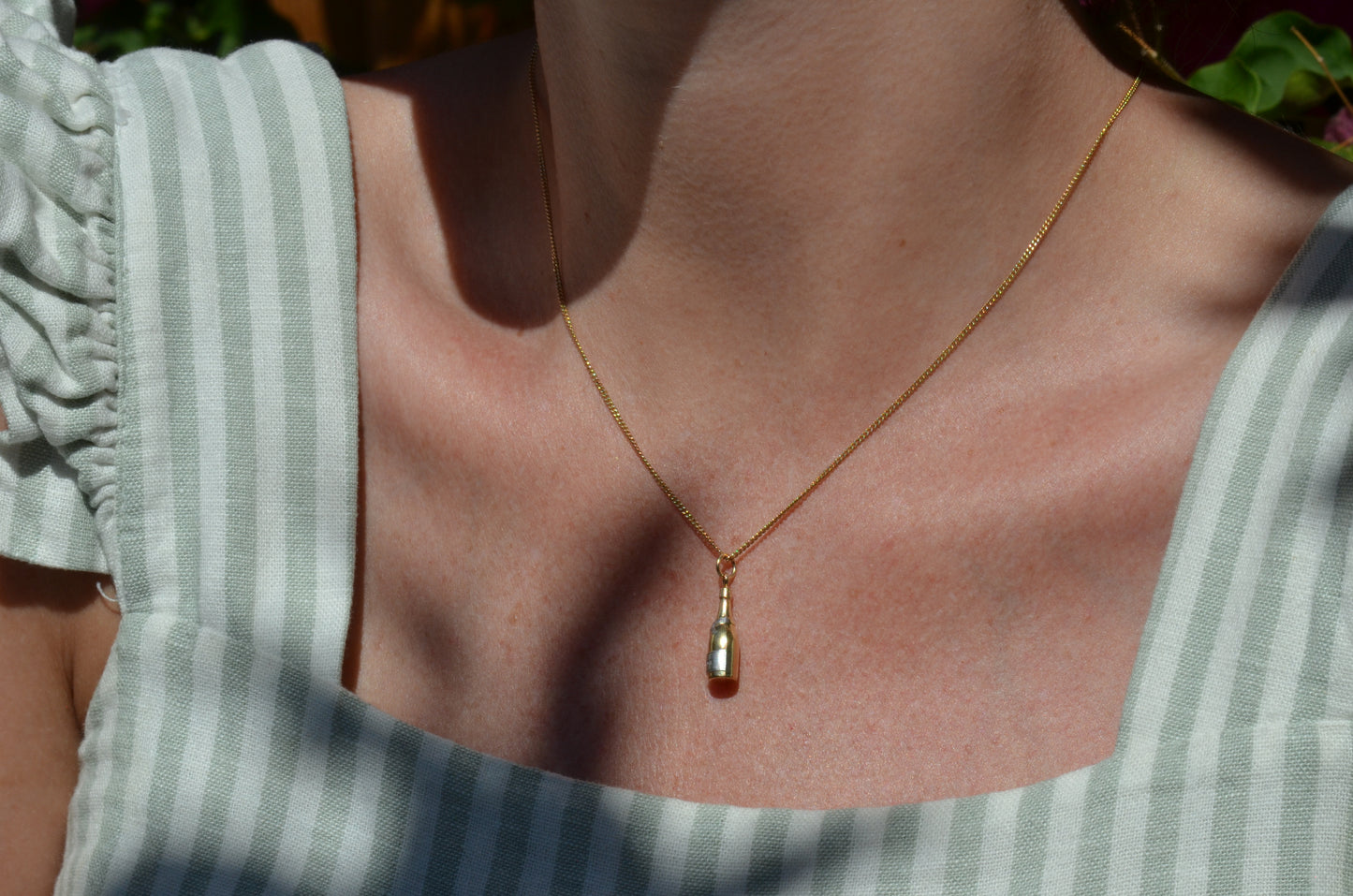Miniature Champagne Charm