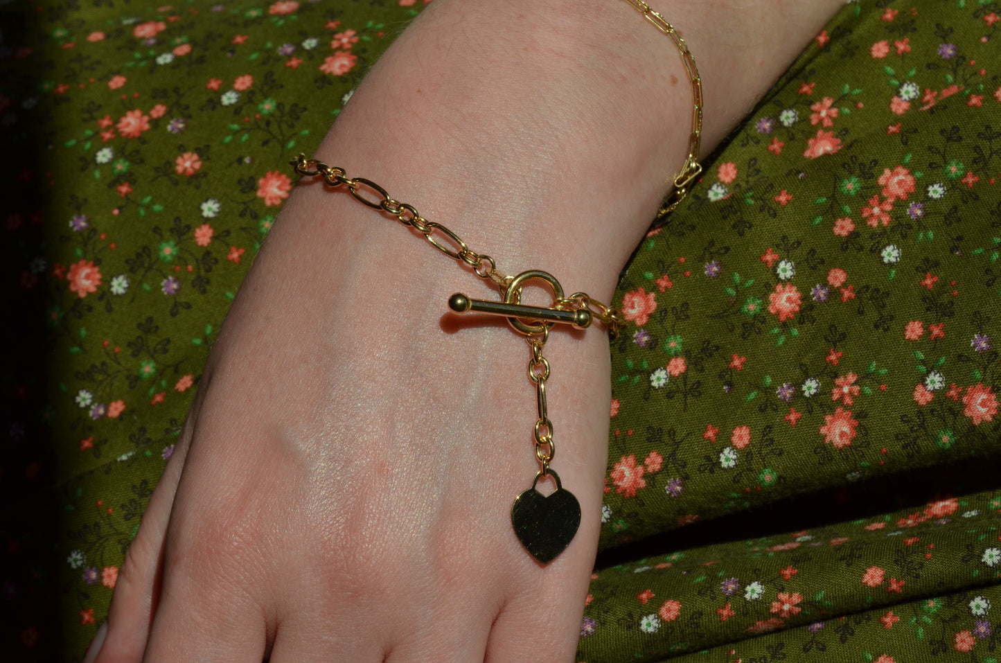 Darling Estate Heart Toggle Bracelet