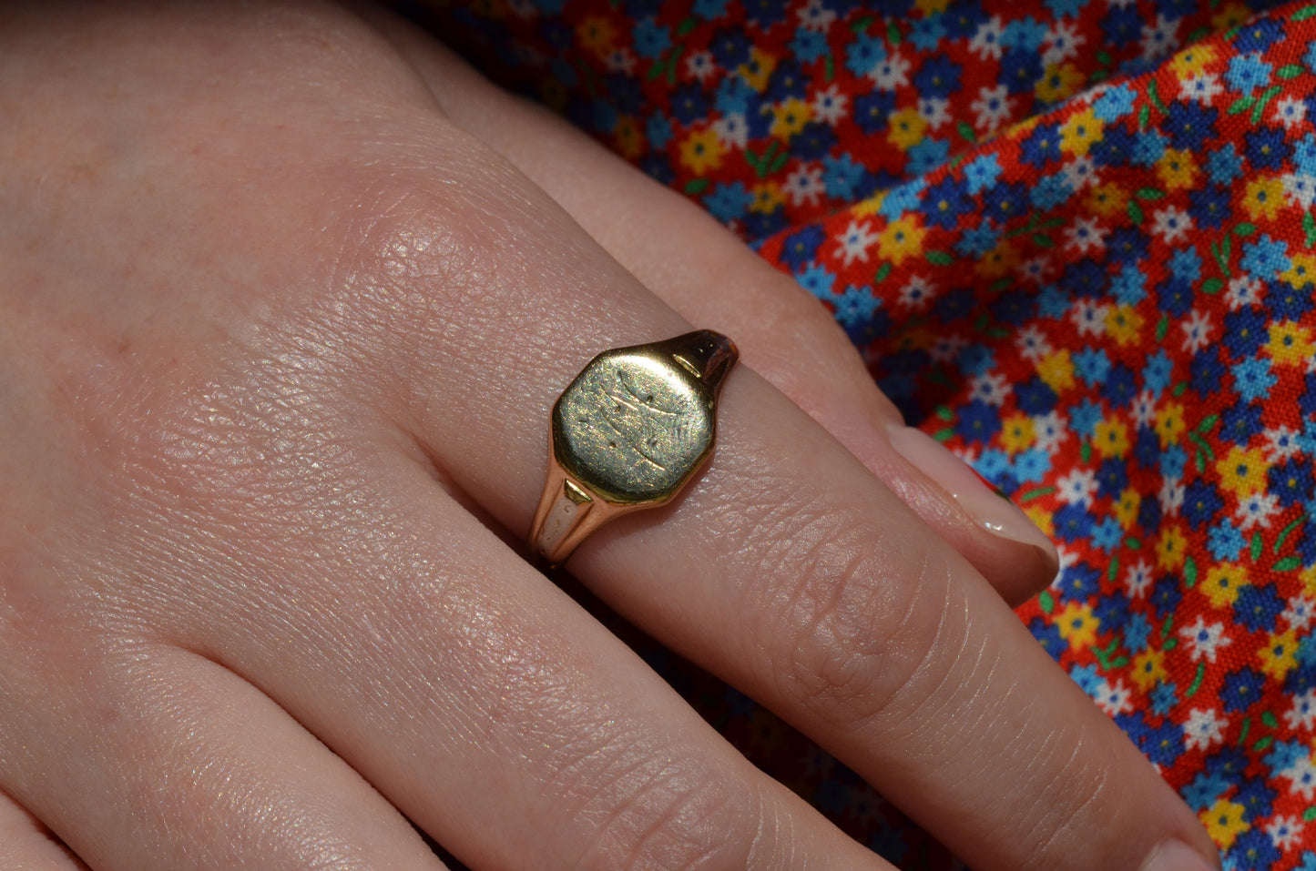 Worn Vintage Signet ITA 14-12-29