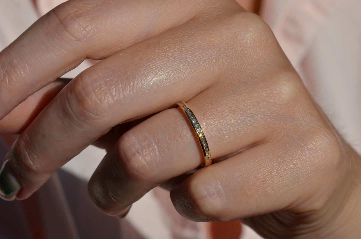 Slim 2/3 Eternity Band