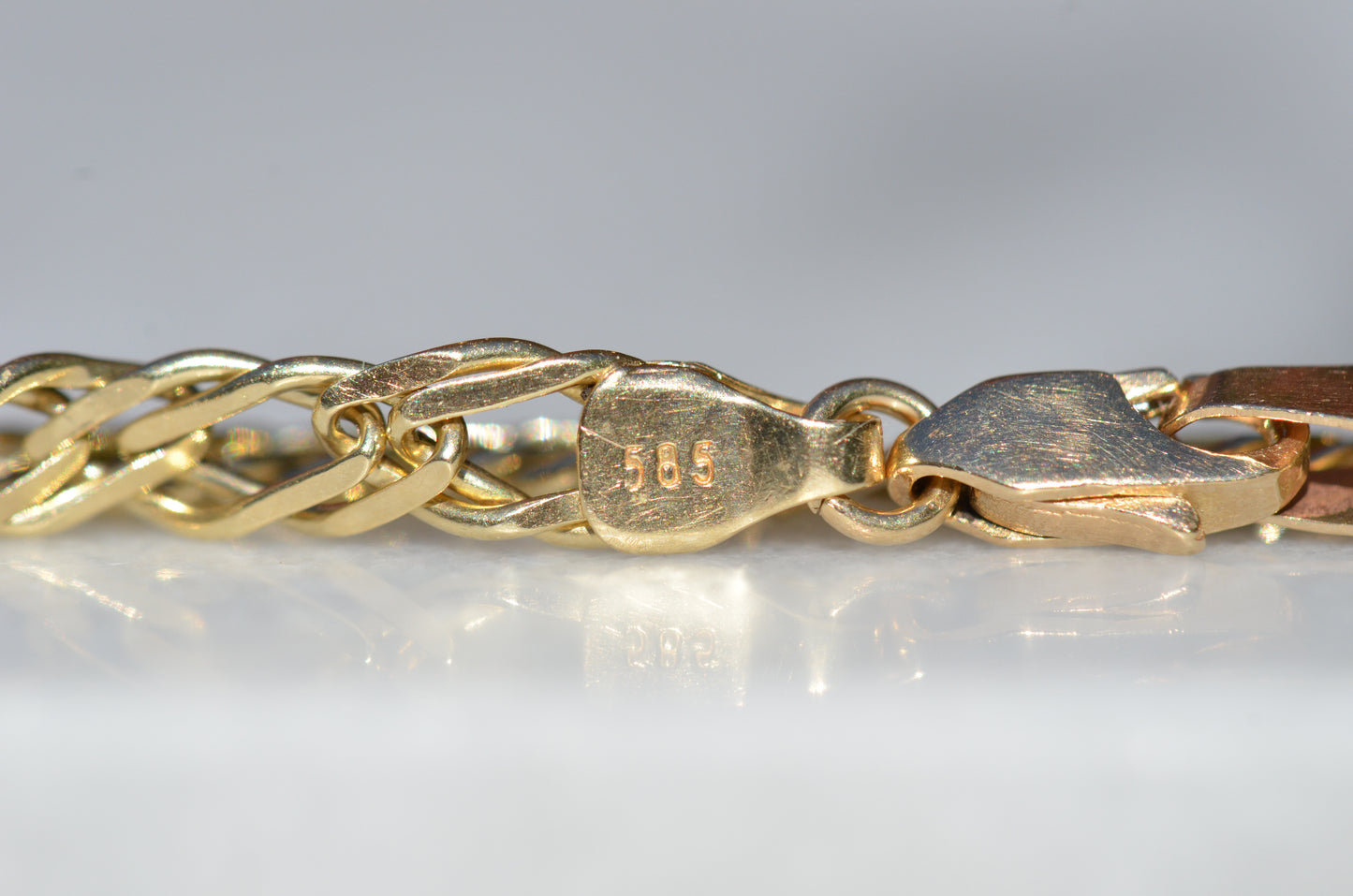 Geometric Vintage Double-Link Bracelet