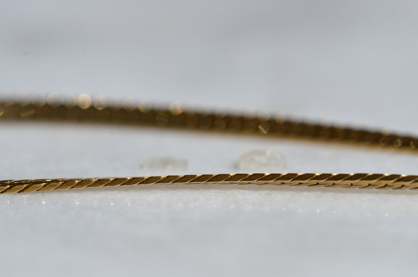 Long Vintage Herringbone Bracelet