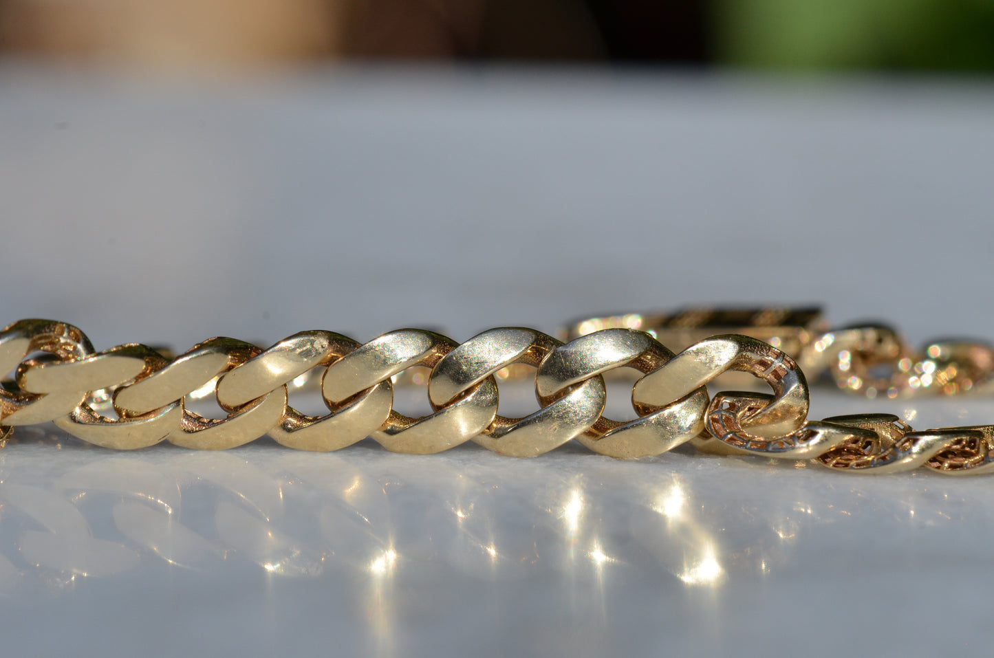 Soft Vintage Cuban Curb Bracelet