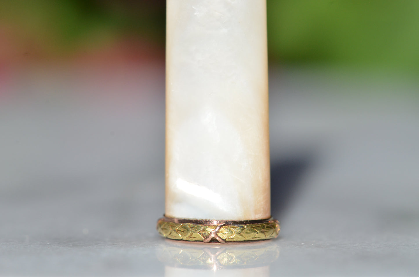Antique Mother of Pearl Cigarette Holder