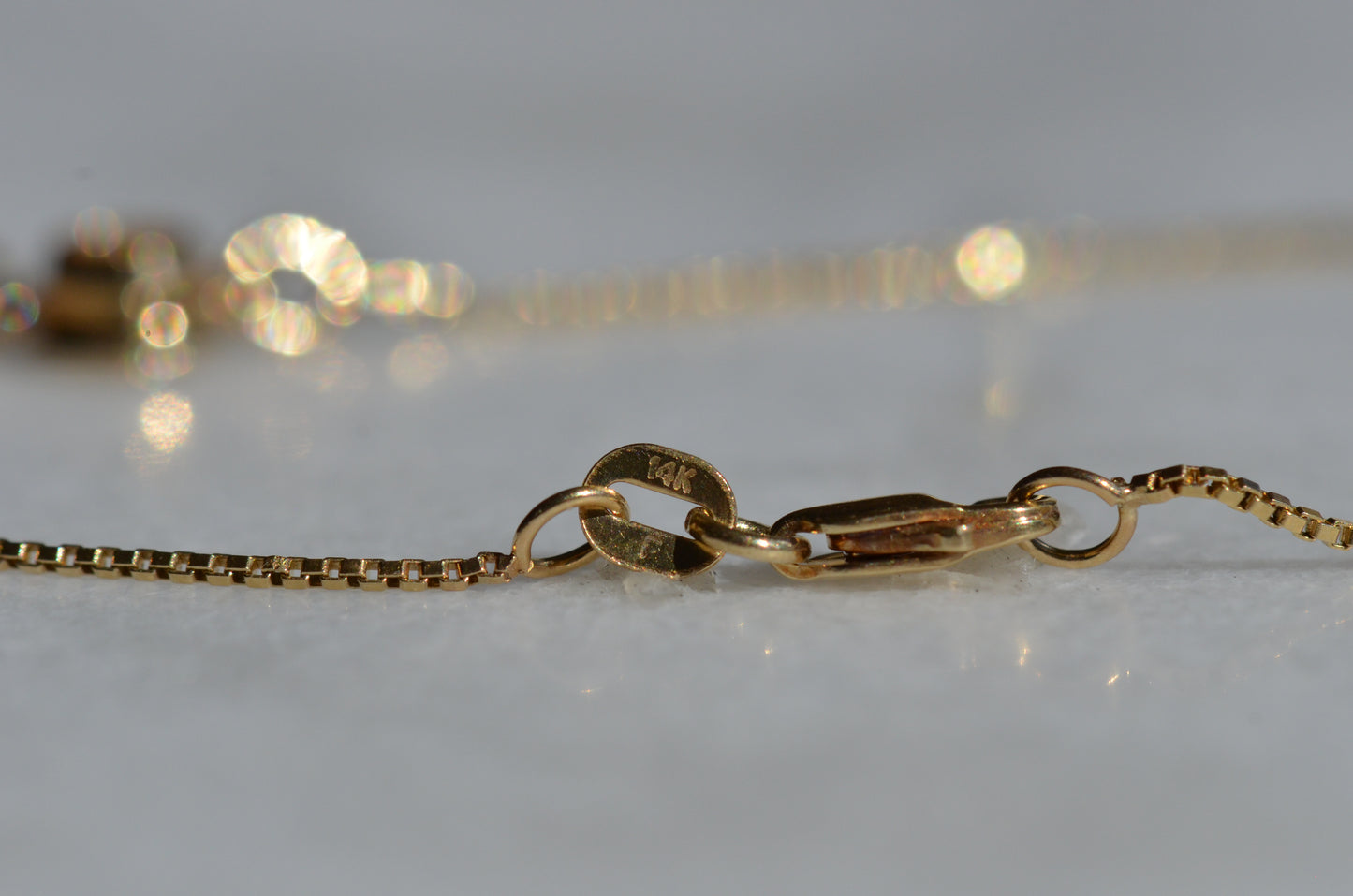 Classic Diamond Bezel Necklace