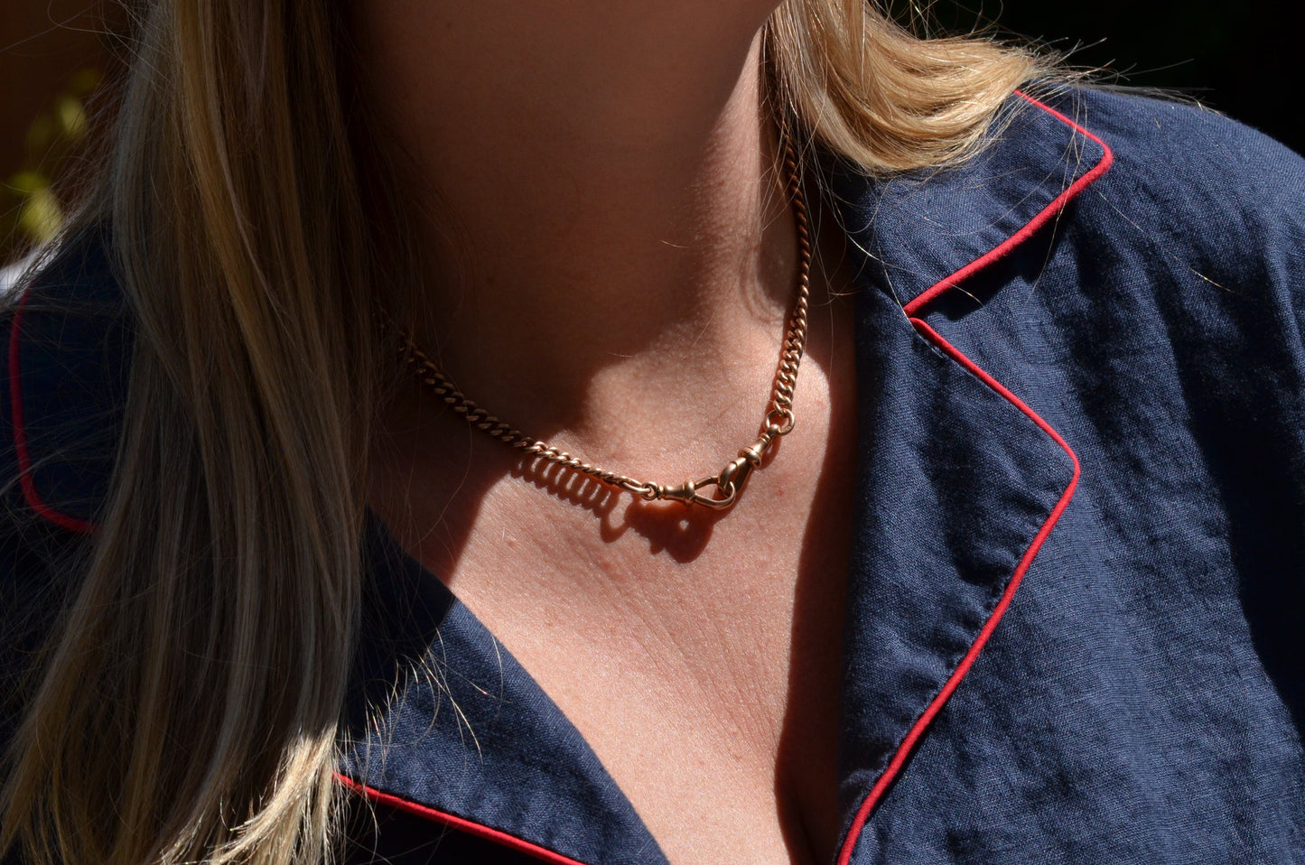 Heavy Antique Double Albert Chain