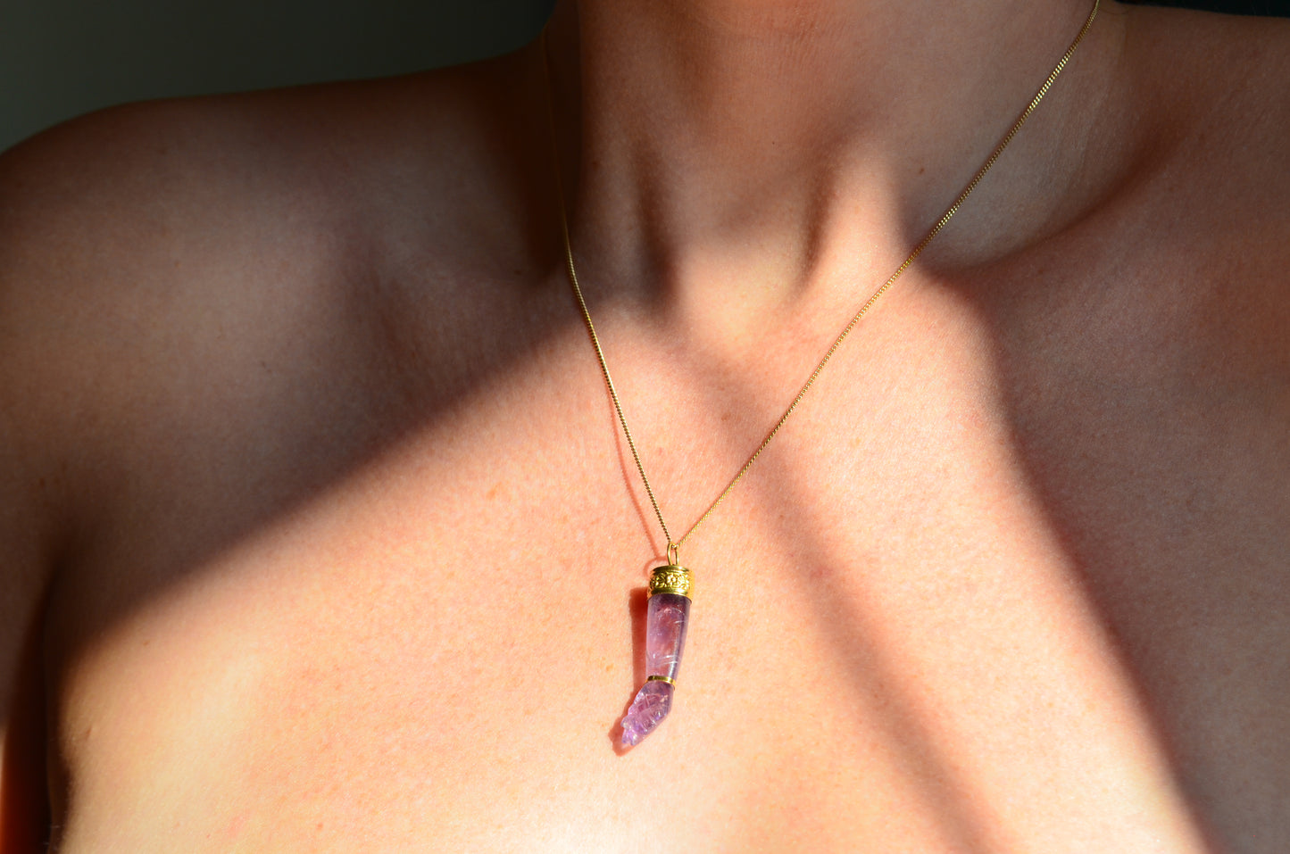 Vibrant Vintage Amethyst Figa