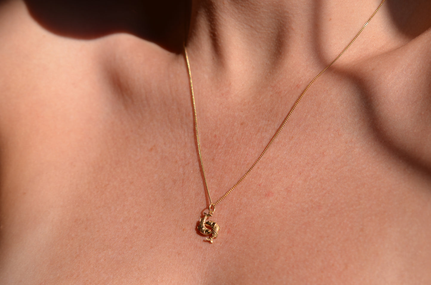 Entwined Vintage Pisces Charm