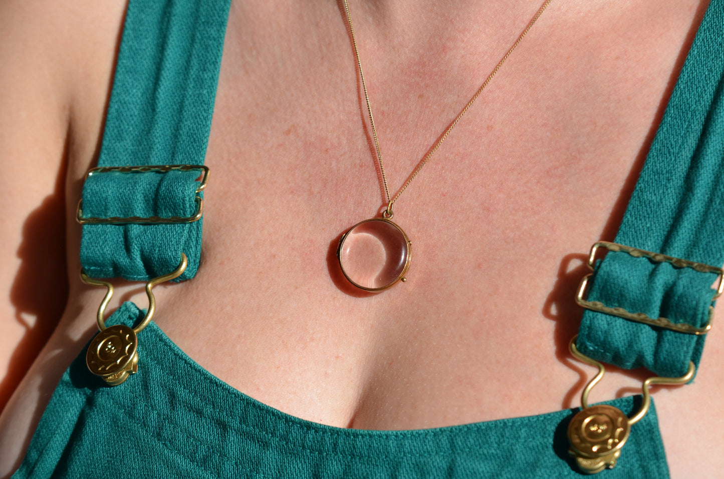 Mystical Antique Pool of Light Locket