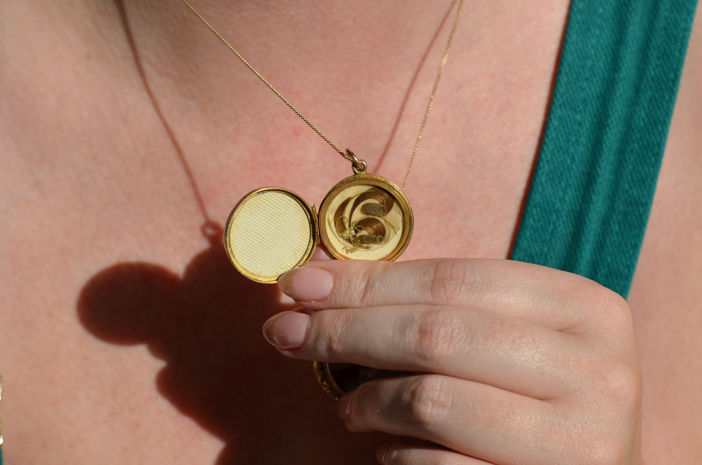 Tender Monogrammed Antique Locket
