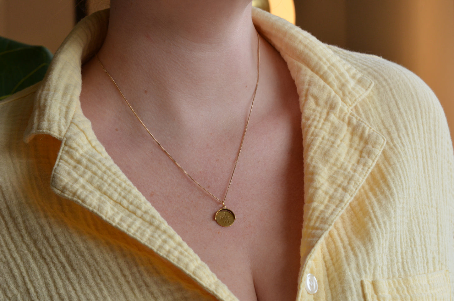 Warm Mid Century I Love You Spinner