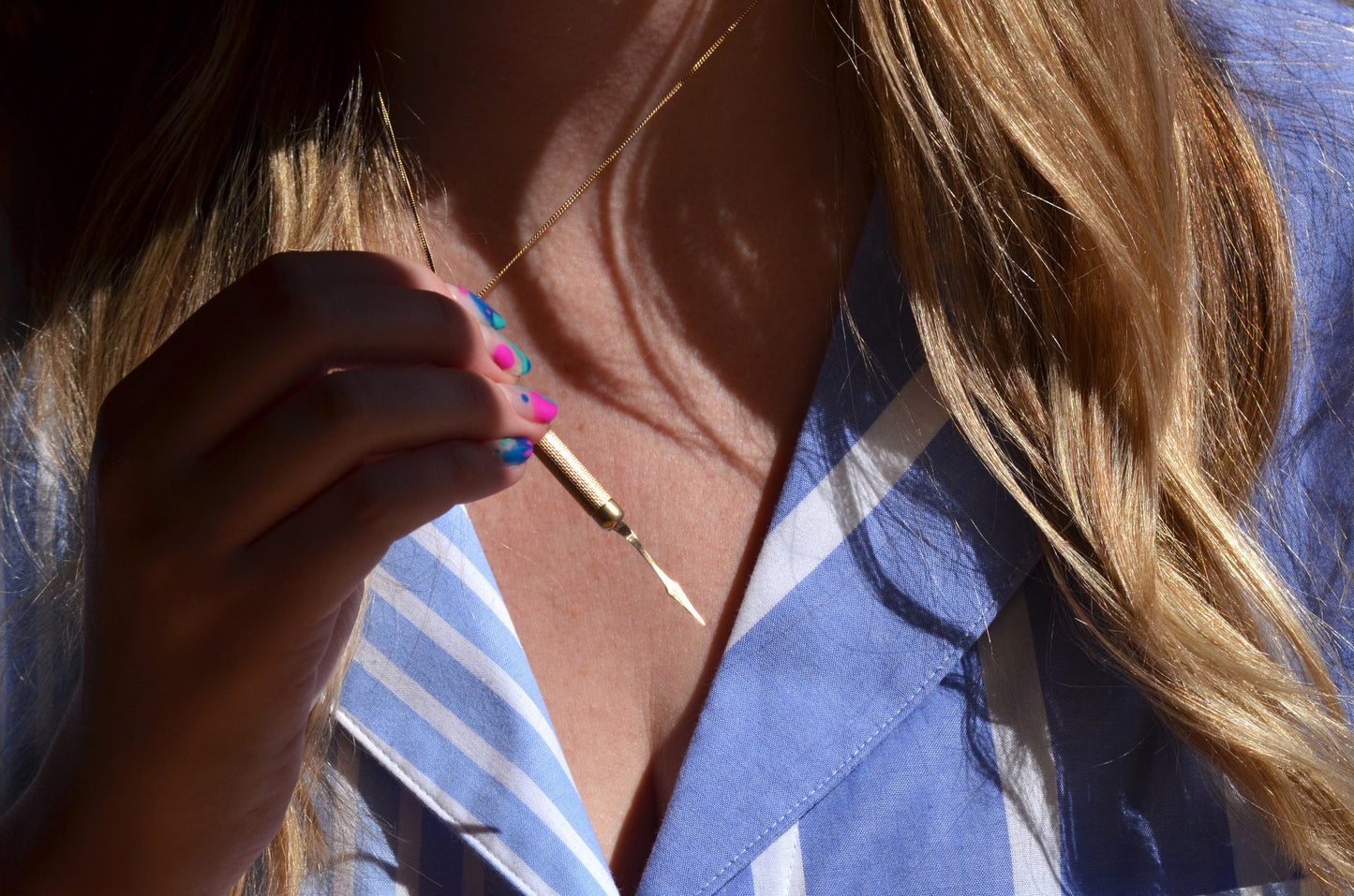Chic Retractable Toothpick Charm