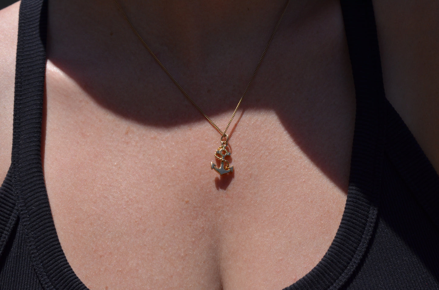 Detailed Vintage Anchor Charm