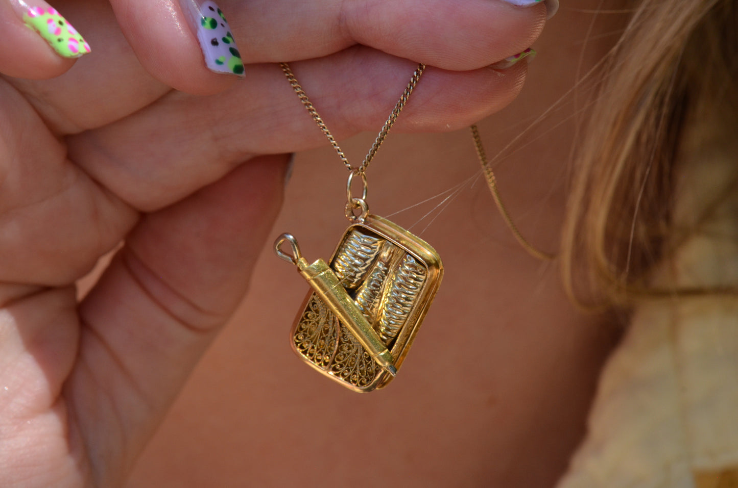 Dazzling Vintage Portuguese Sardines Charm
