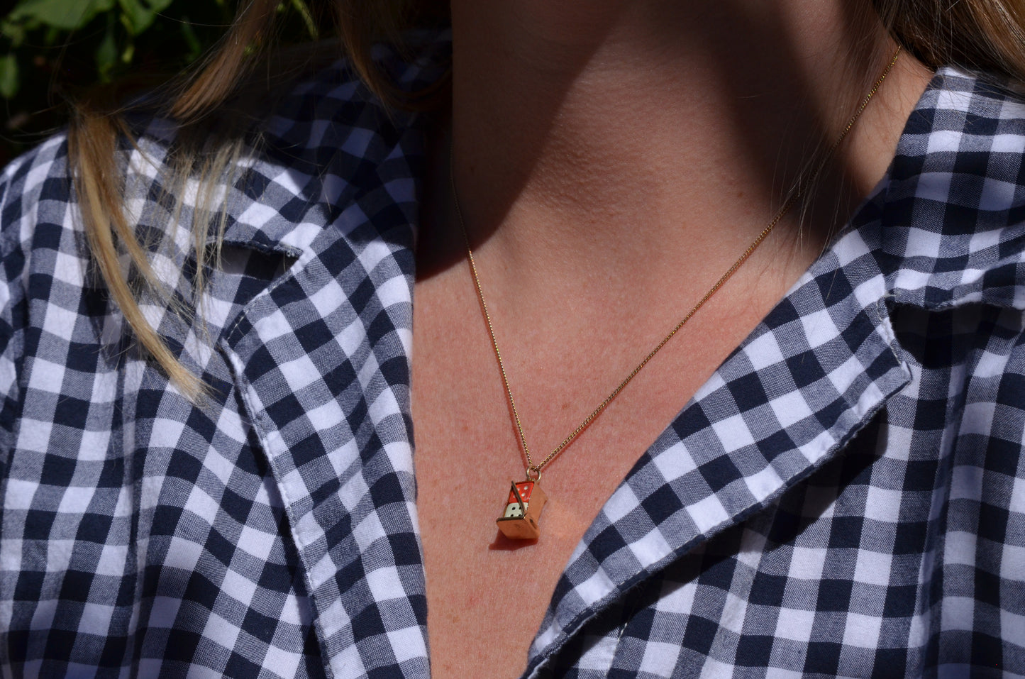 Lucky Vintage Dice Charm