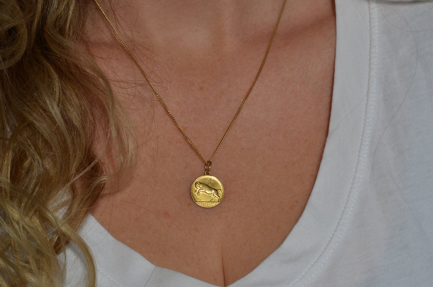 Covetable P. Vincze Aries Medallion