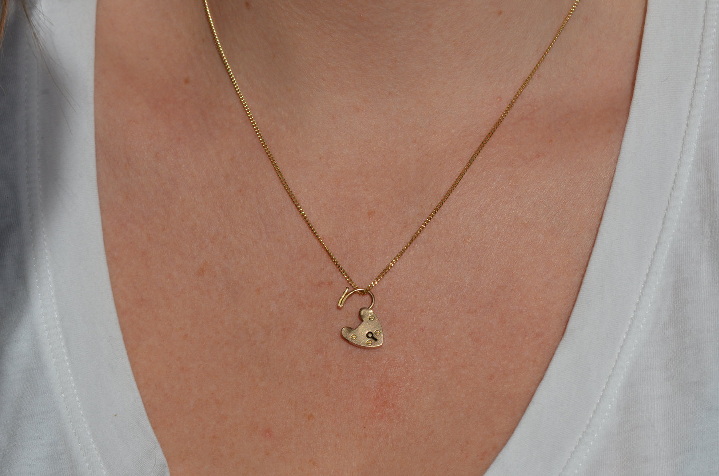 Small Classic Heart Padlock