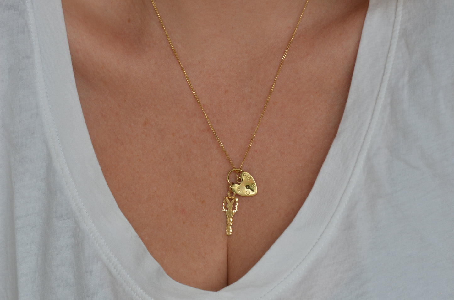 Quintessential Vintage Heart Padlock