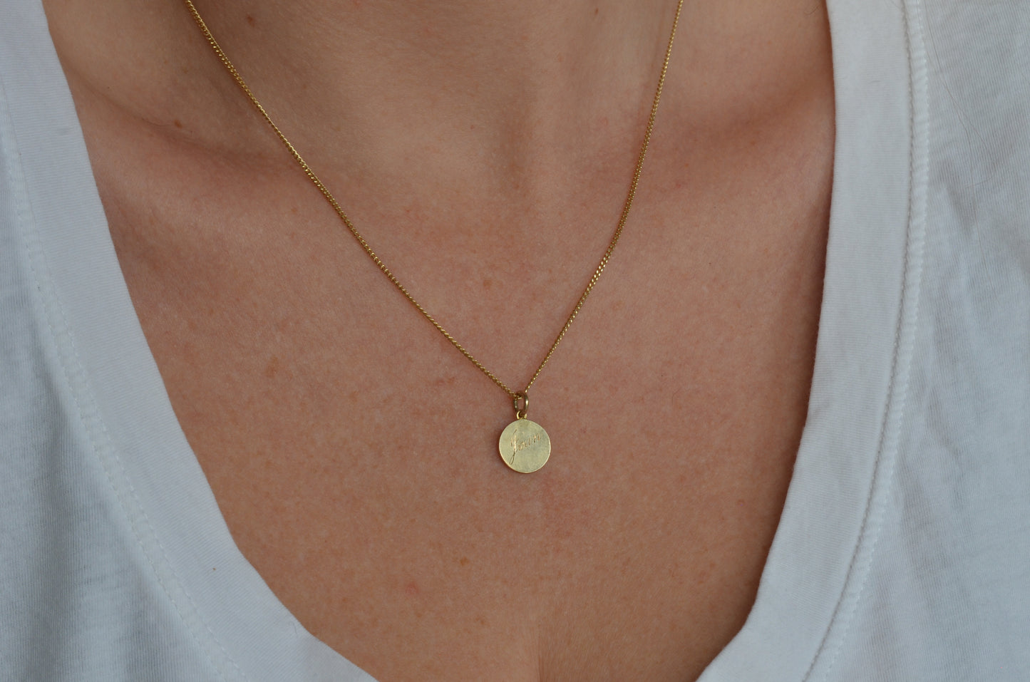 Tiny "Joan" Medallion