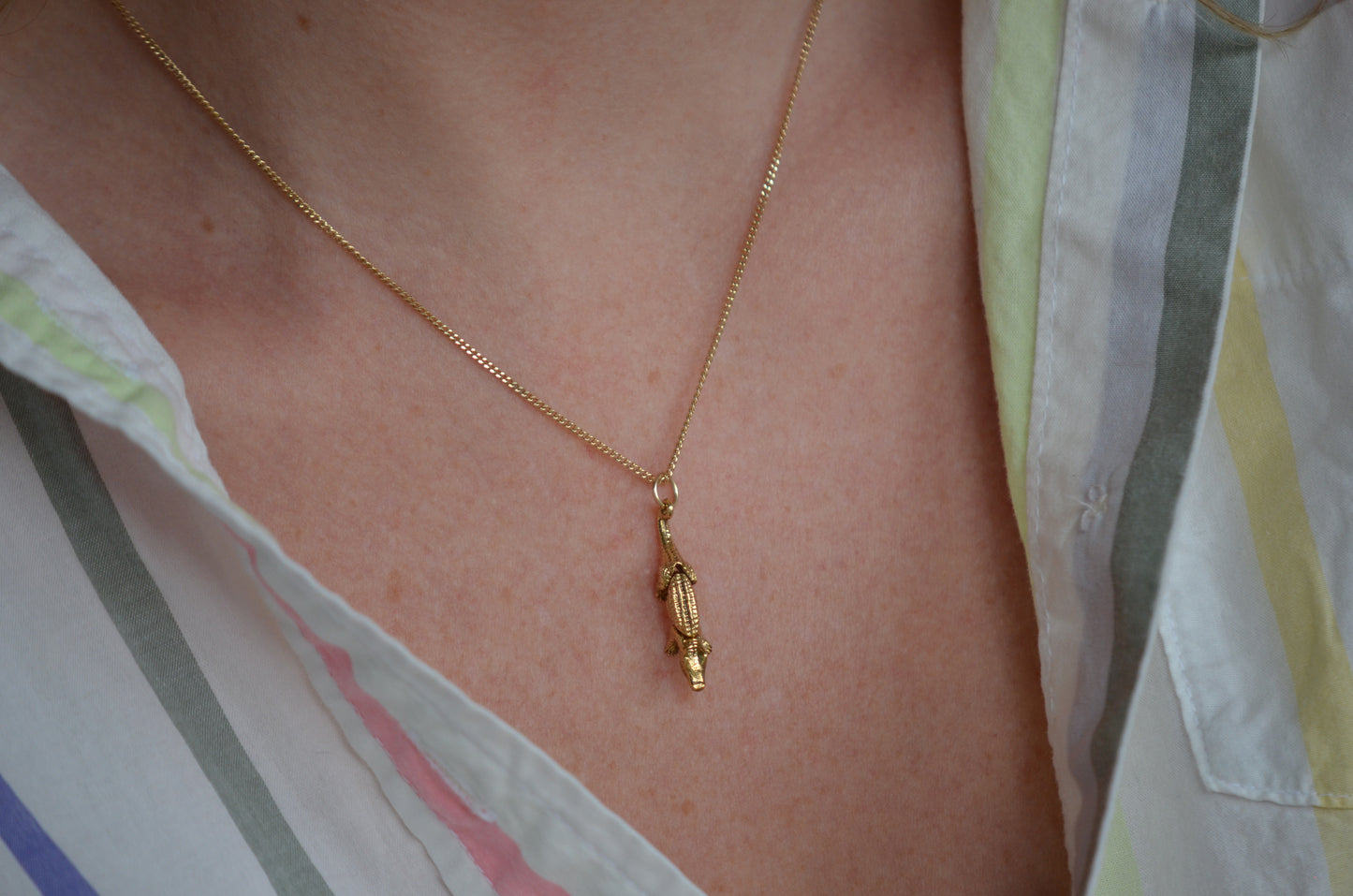 Articulated Crocodile Charm