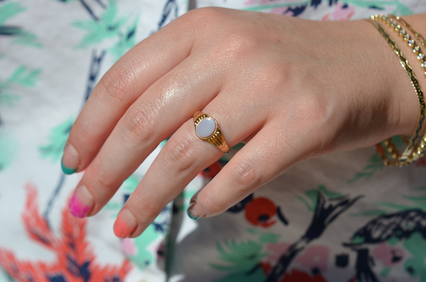 Celebratory Antique Sardonyx Ring