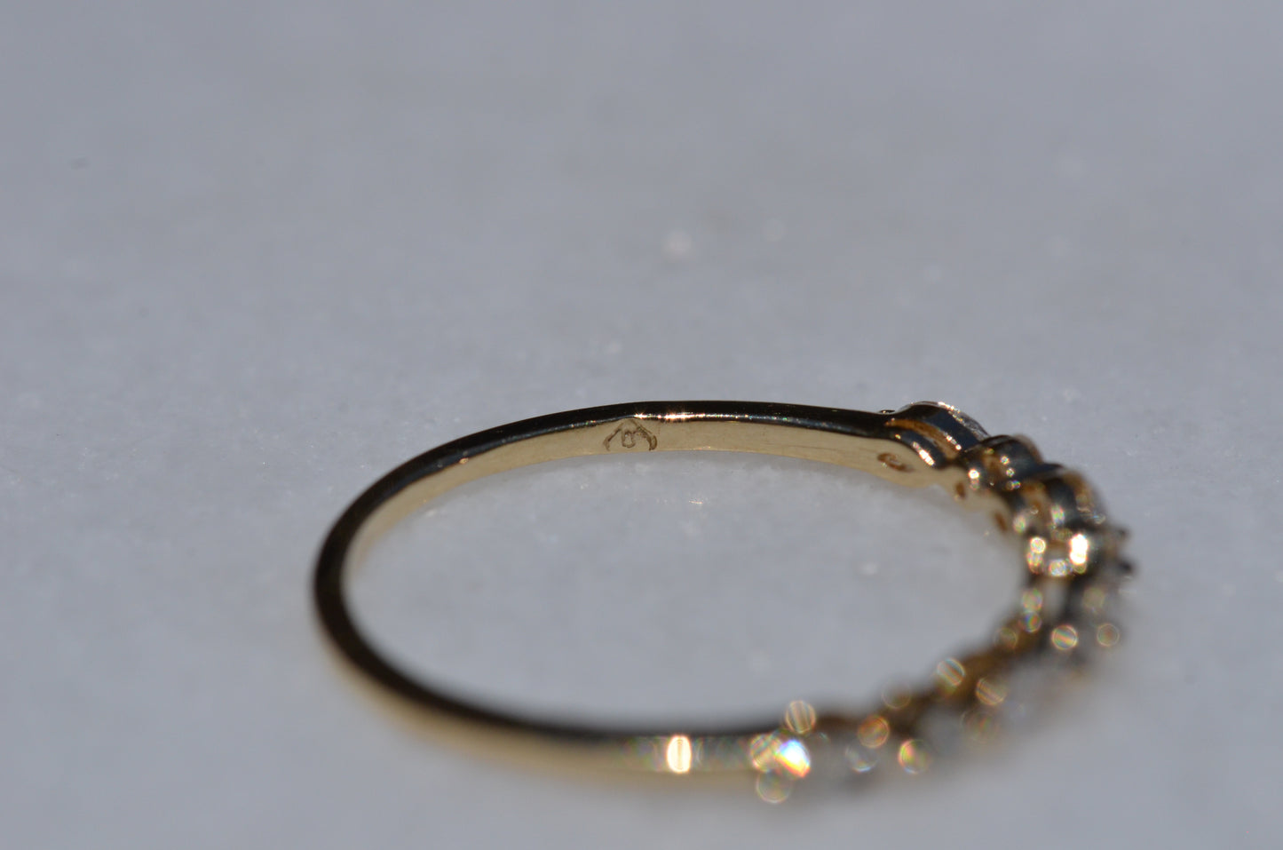 Dainty Estate Diamond Half Eternity