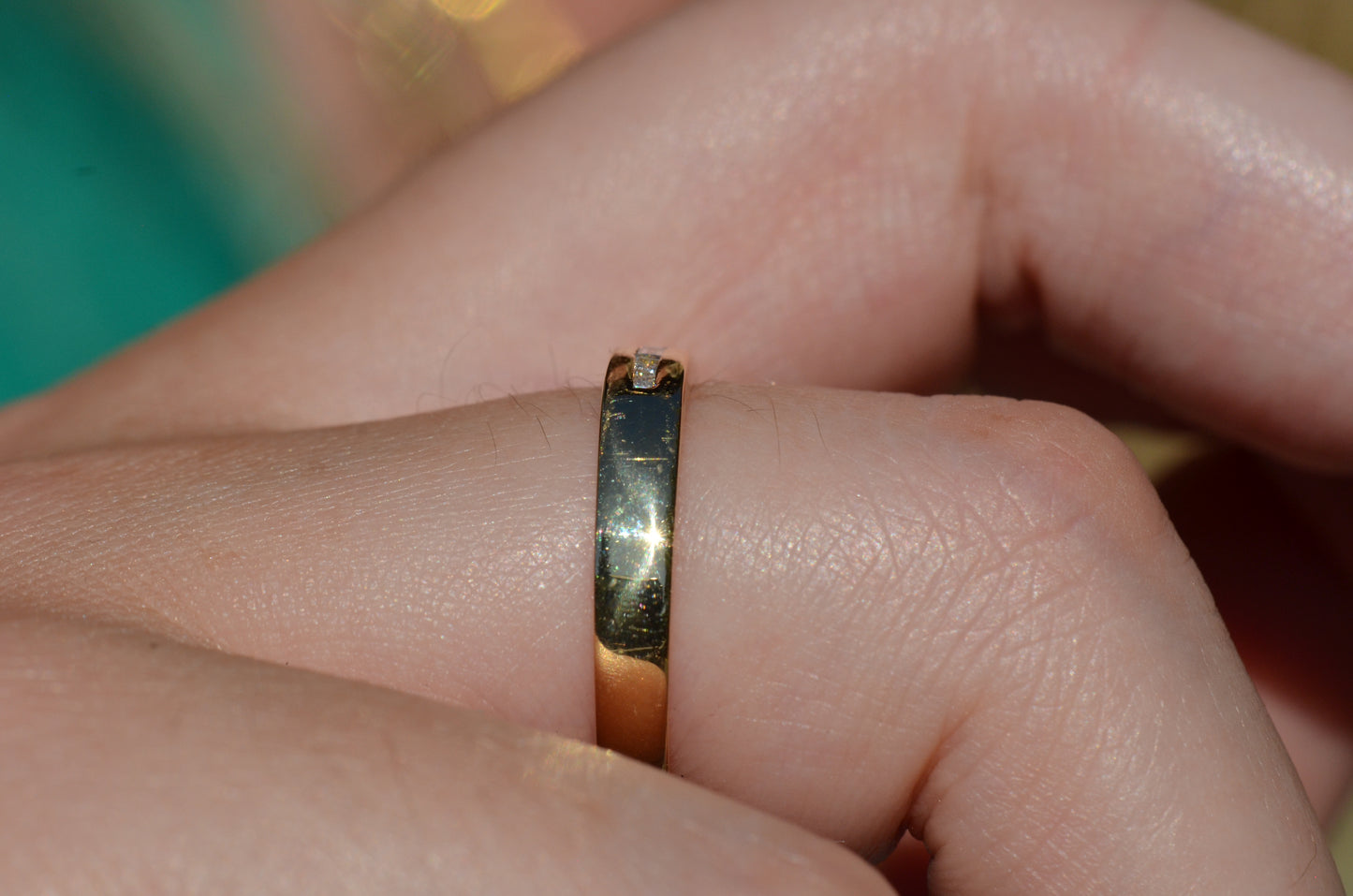 Flush Baguette Band Ring
