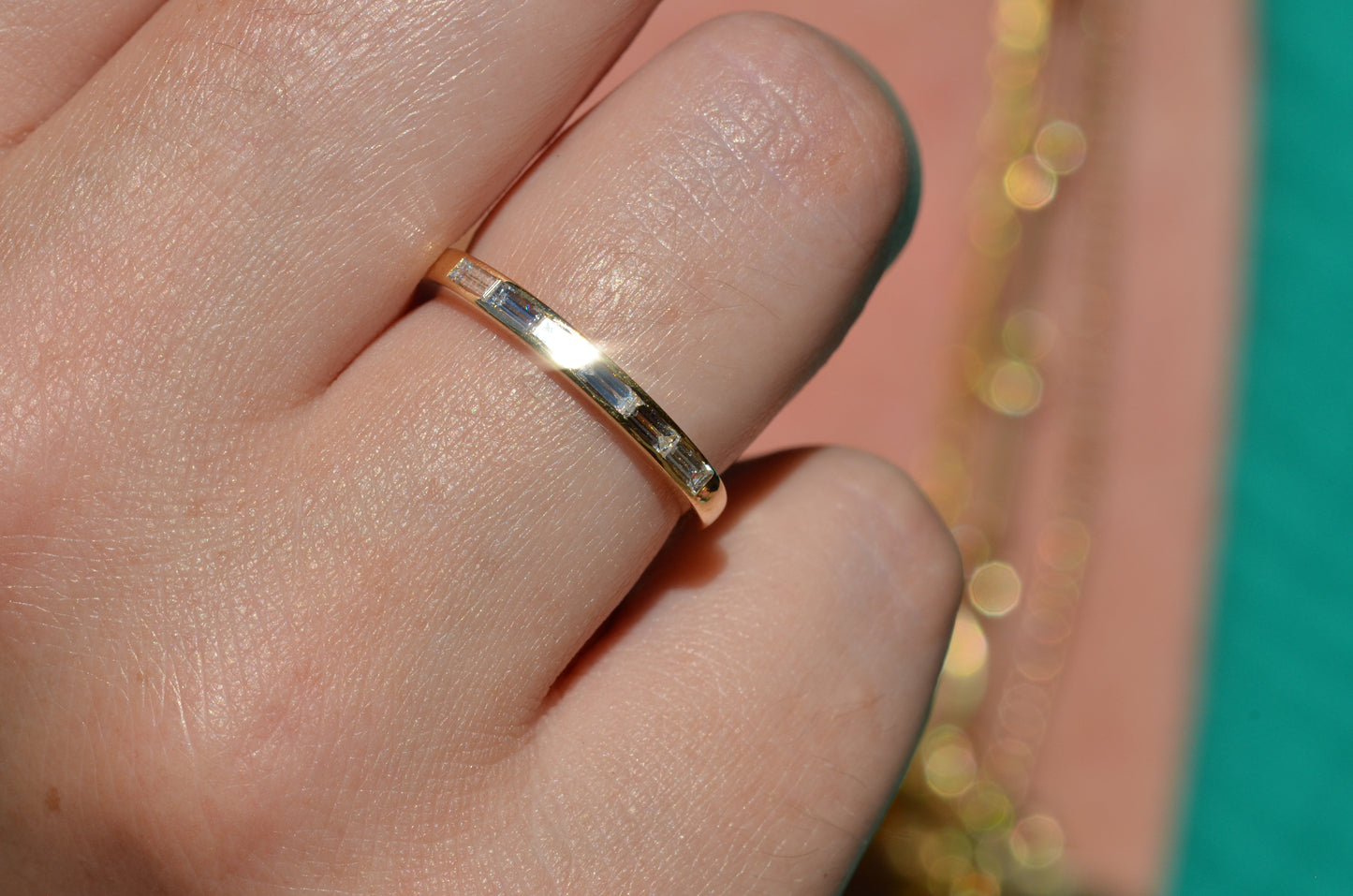 Chic Channel Baguette Half Eternity