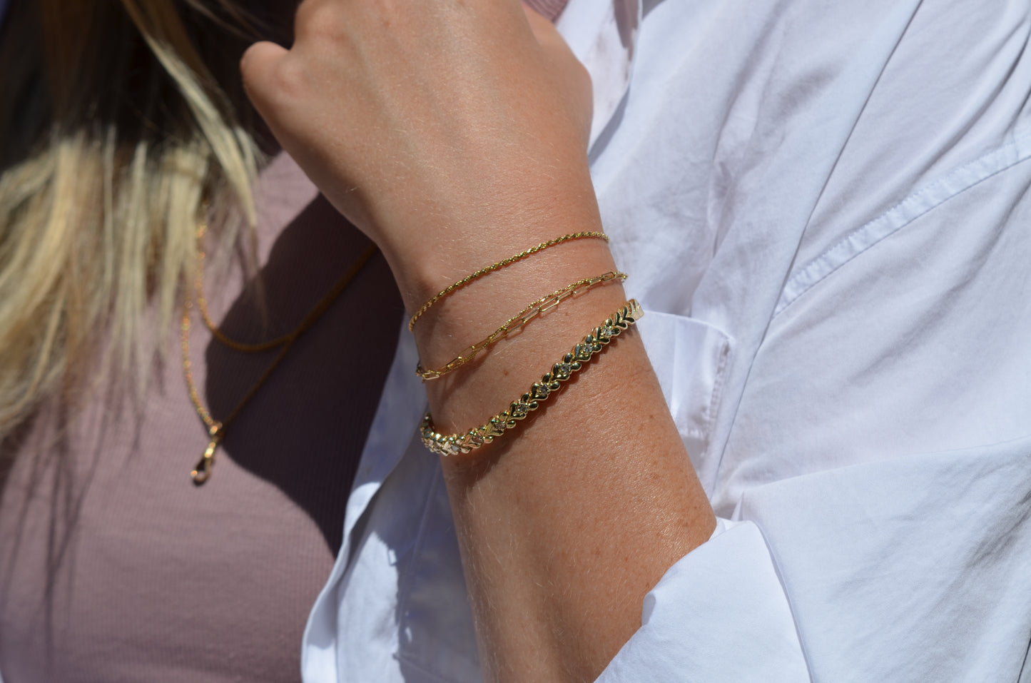 Lush Vintage Diamond Chevron Bracelet