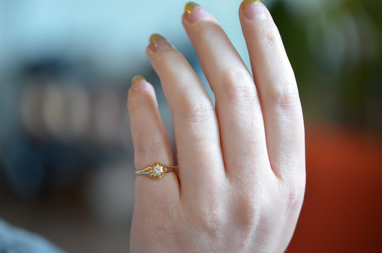 Victorian Baby Belcher Ring