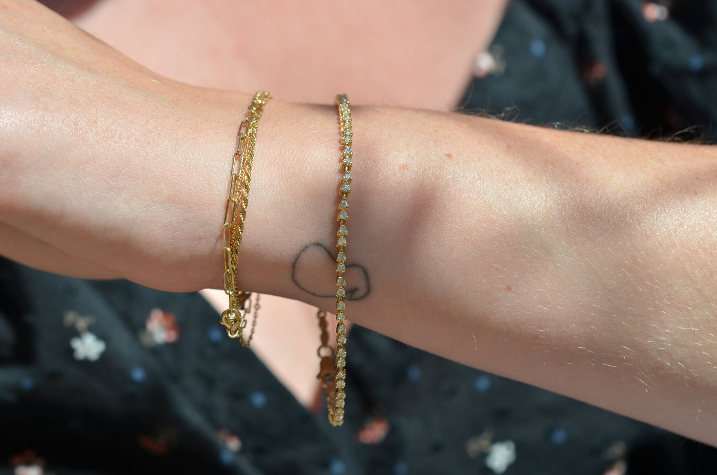 Petite Estate Diamond Tennis Bracelet