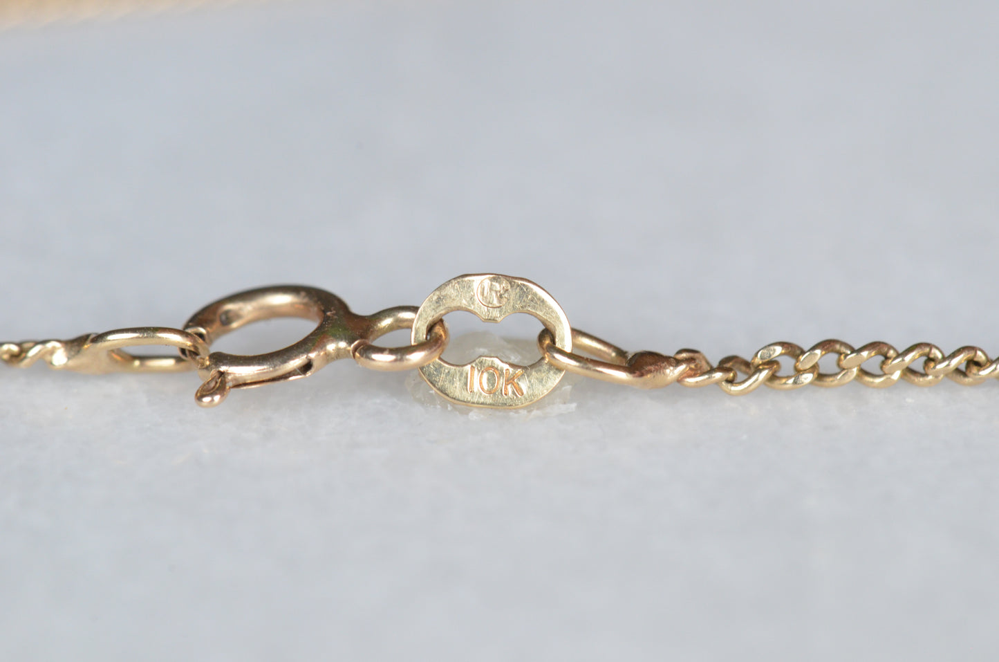 Classic Estate Curb Link Anklet