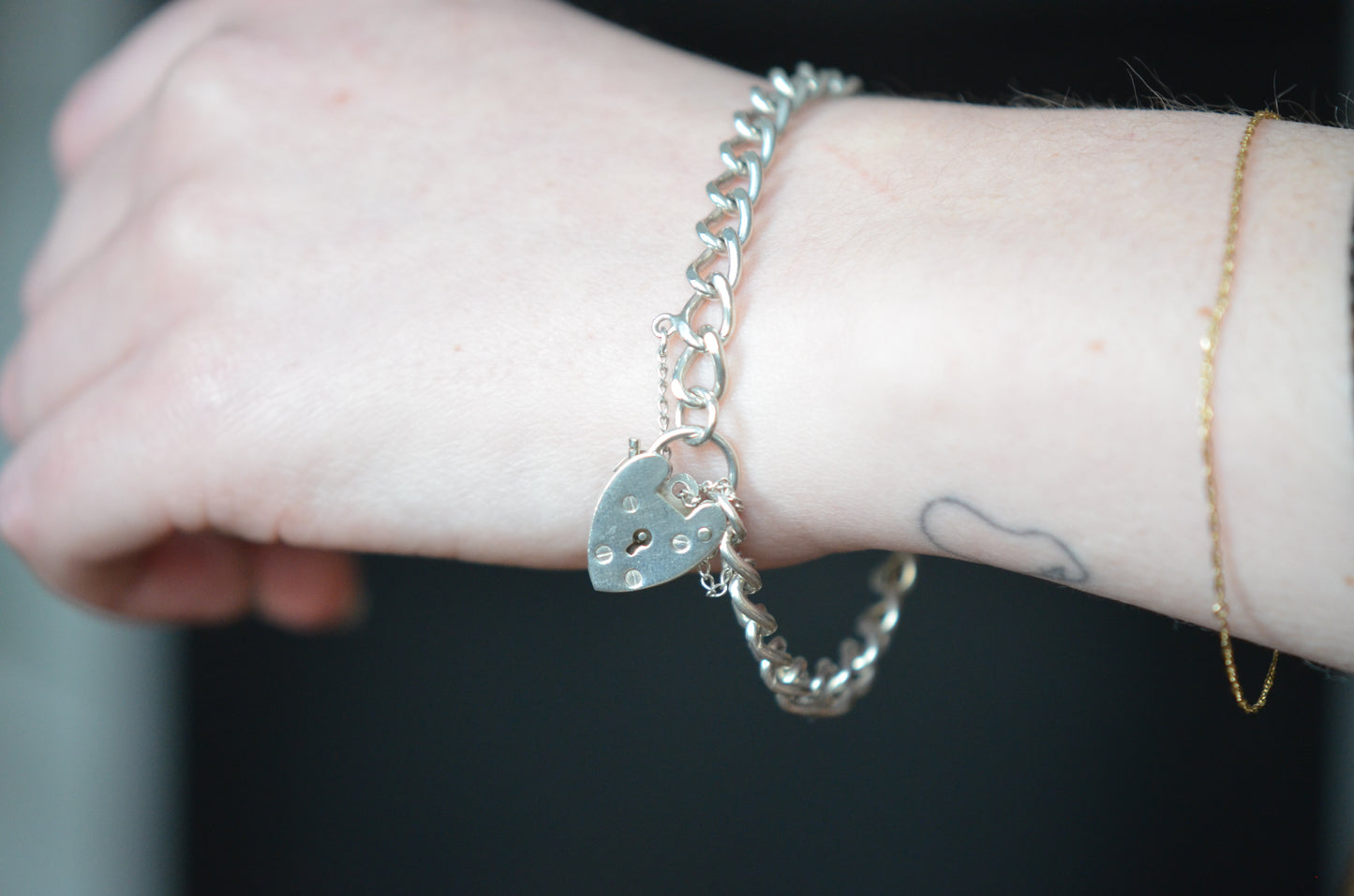 Perfect Vintage Silver Charm Bracelet Base