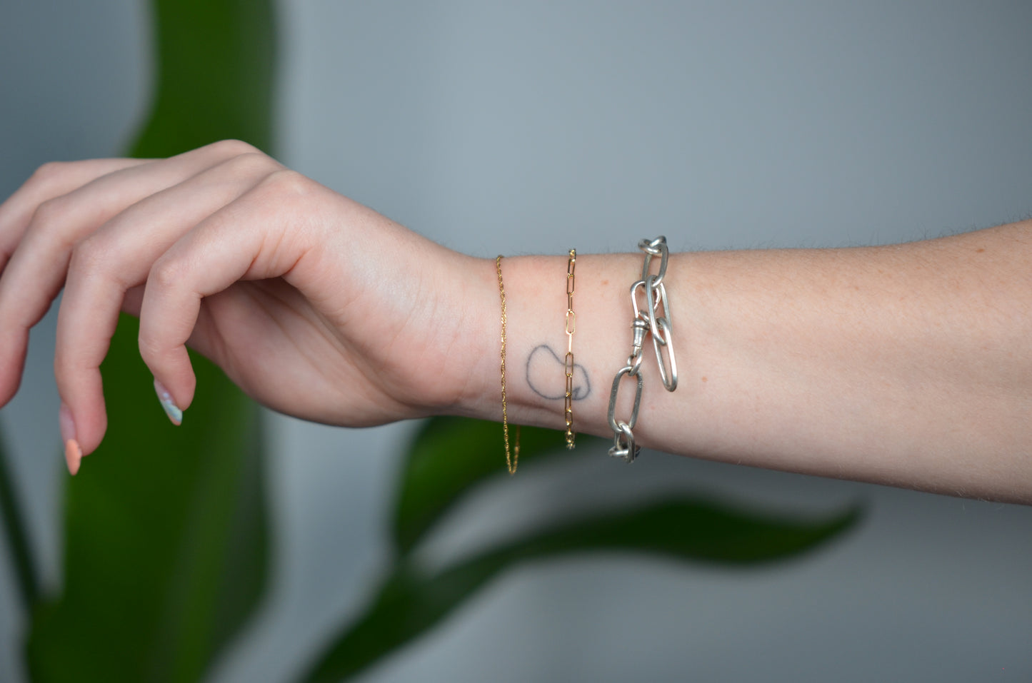 Antique French Unisex Trombone Bracelet