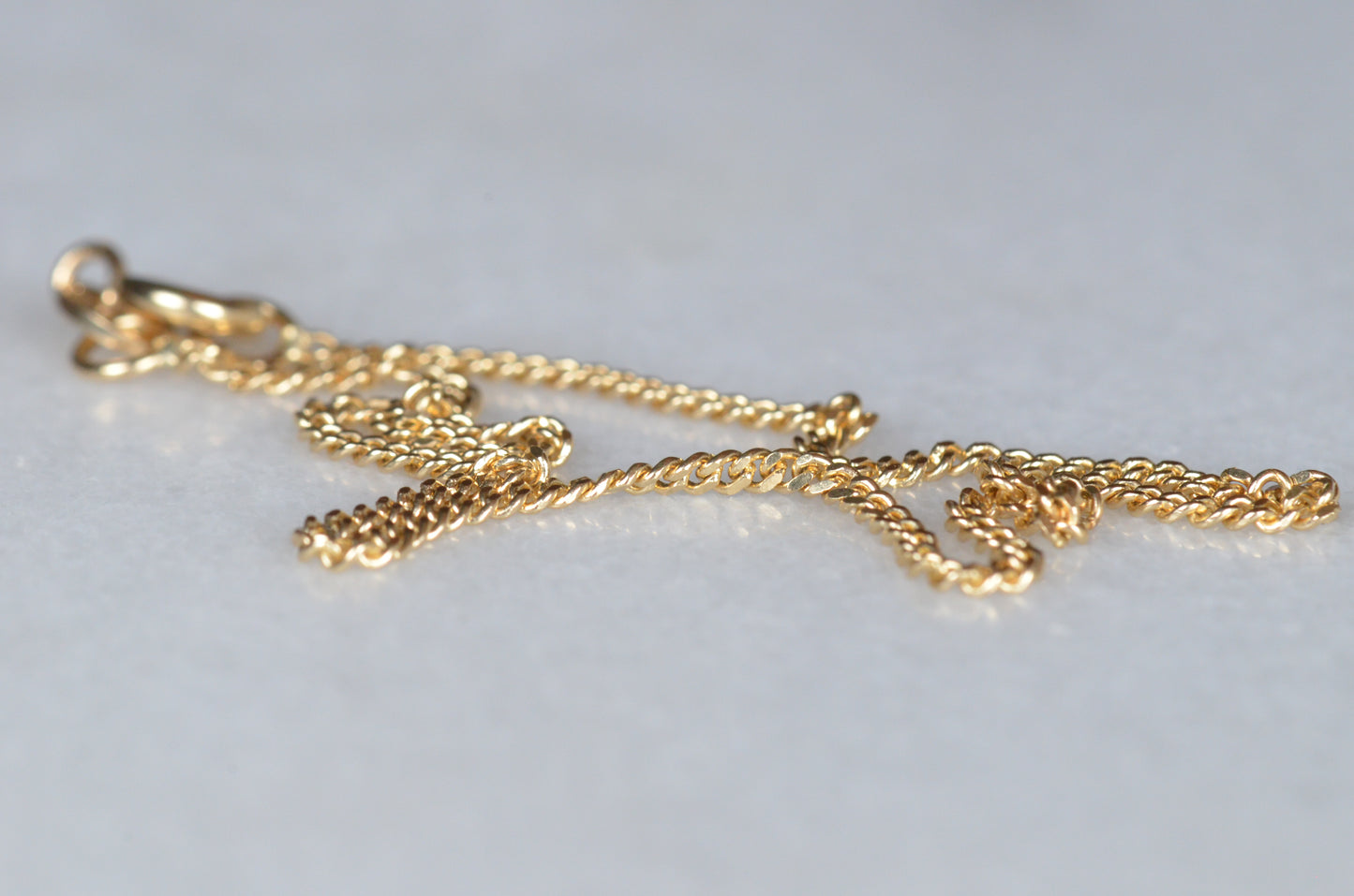 Delicate Minimal Estate Curb Link Bracelet