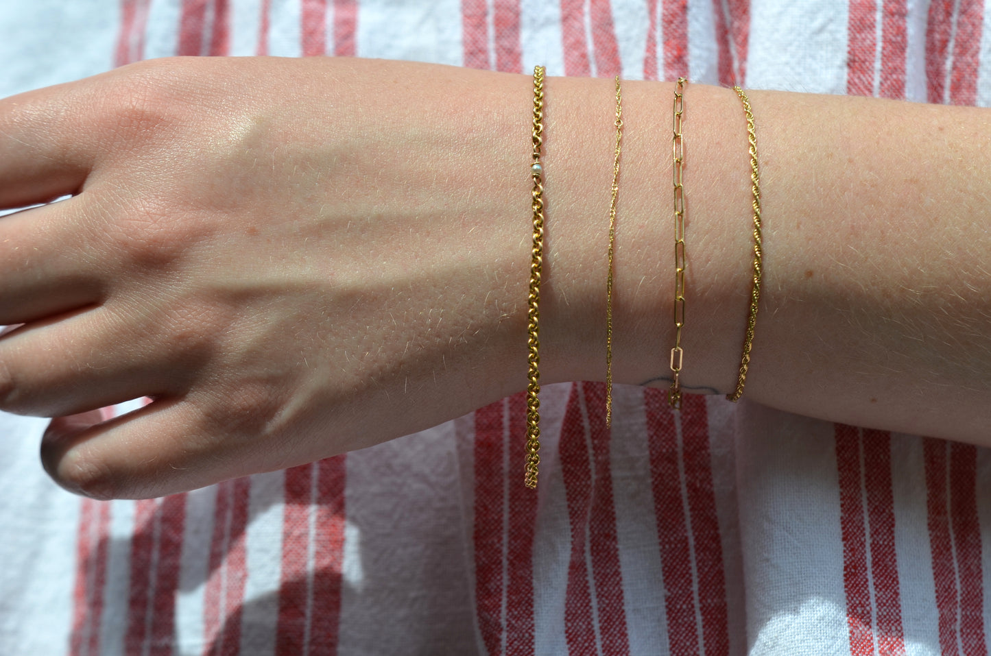 Elegant Antique Pearl and Belcher Bracelet