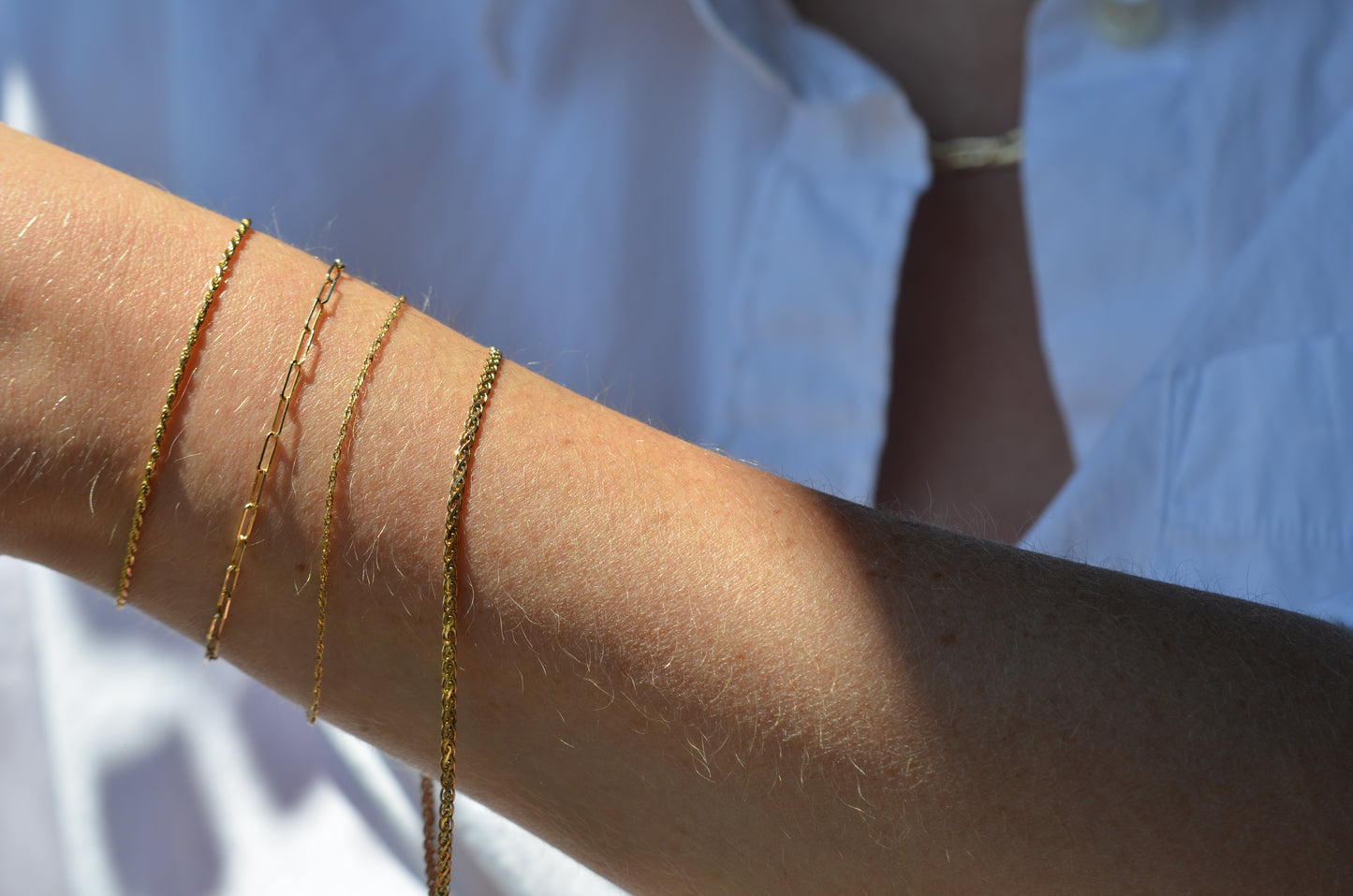 Shimmering Estate Flat Bracelet