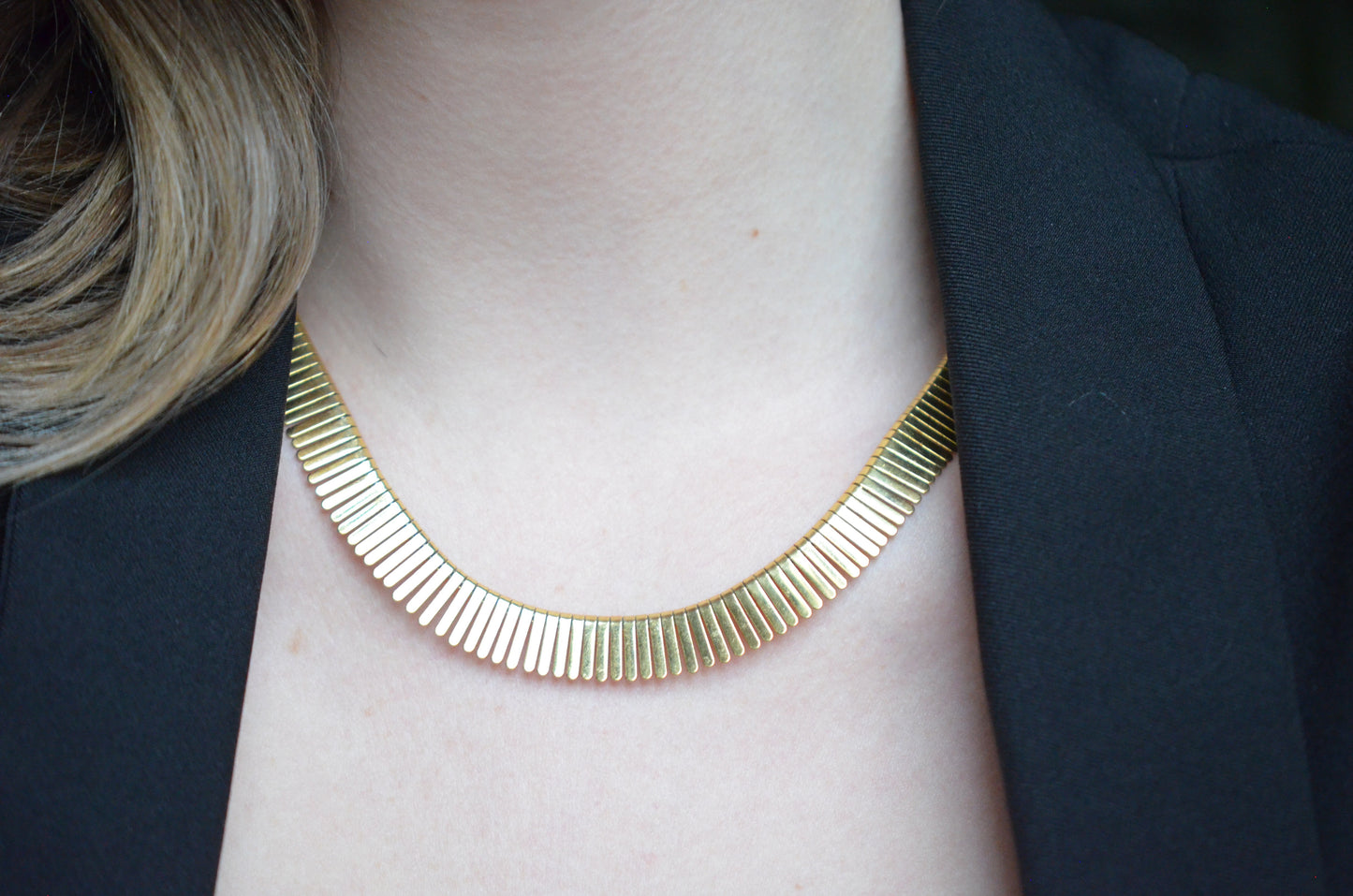 Signed Mid-Century Egyptian Revival Collar