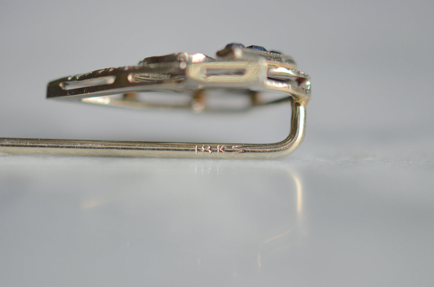 Quintessential Signed Art Deco Stick Pin