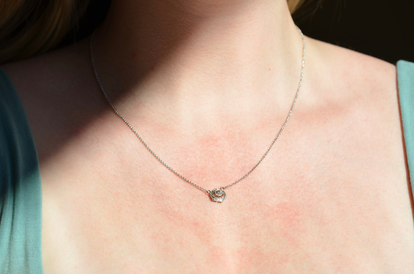 Sparkling Art Deco Diamond Conversion Necklace