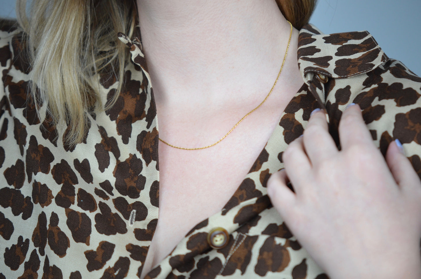 Shimmering Estate Twisted Box Chain