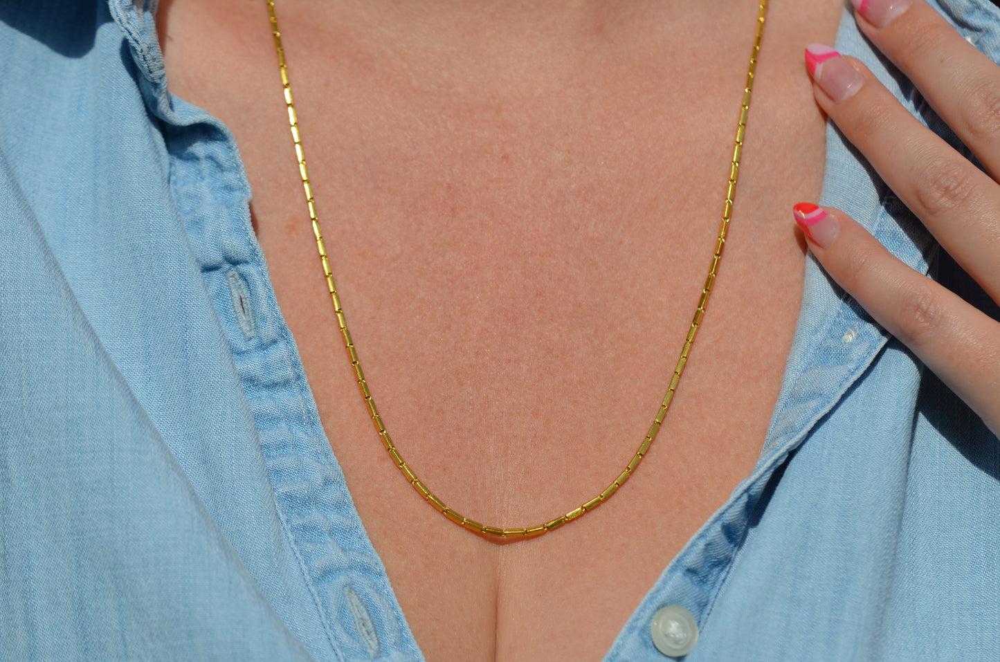 Divine 22k Baht Necklace
