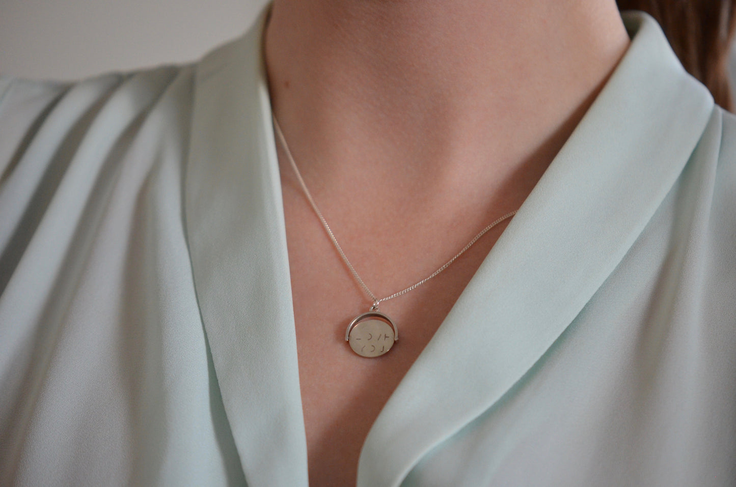 Vintage Silver "I Love You" Spinner