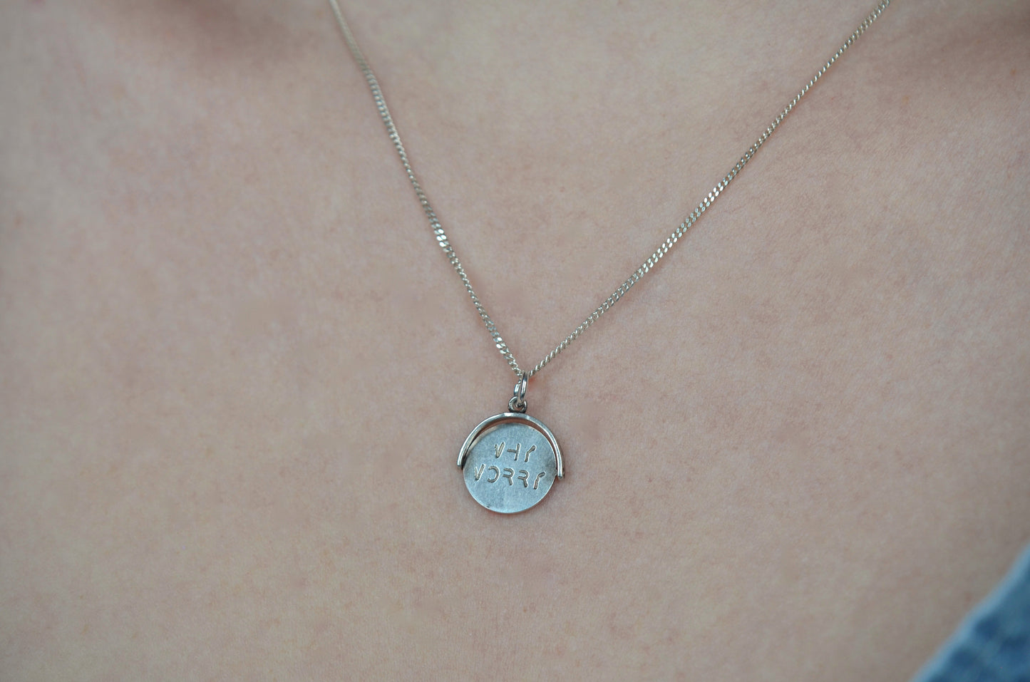 Why Worry Silver Spinner Charm