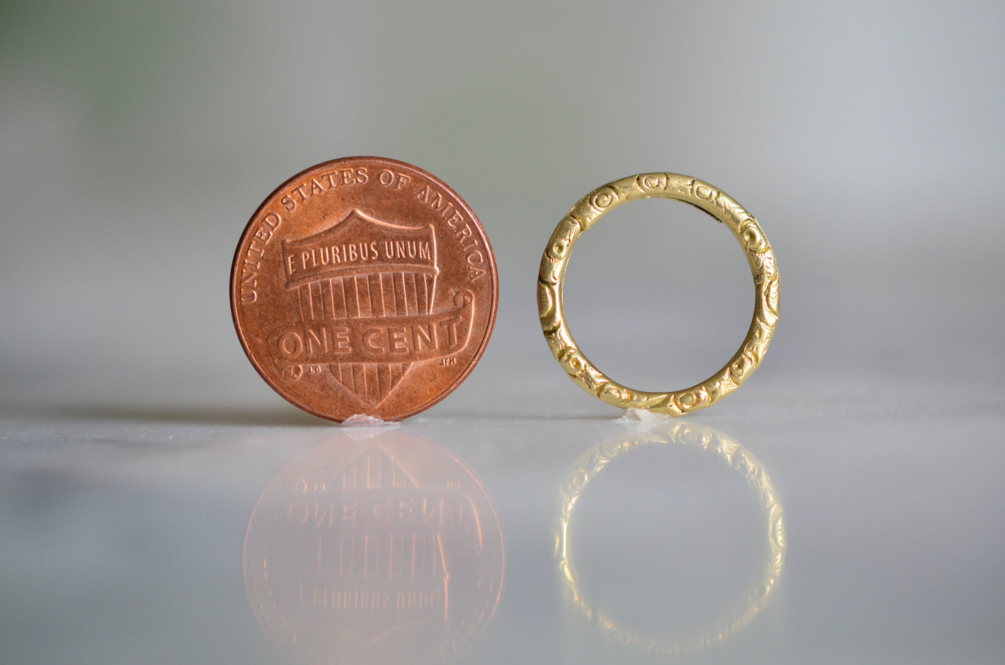 Georgian-Style Brass Split Ring