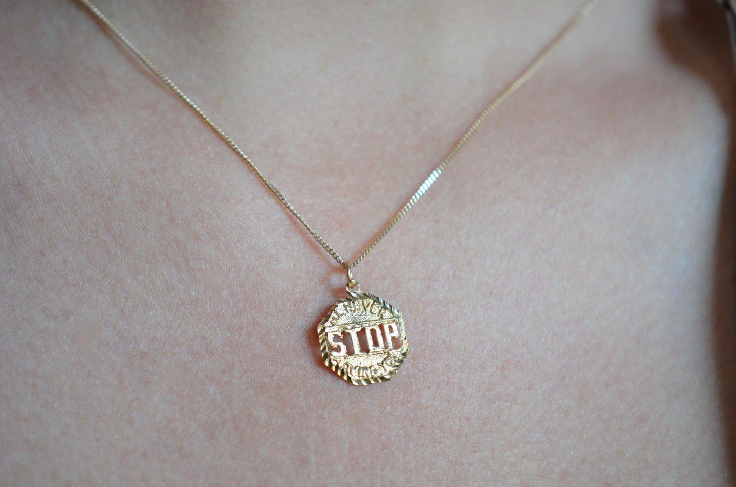 Deadstock "I'll Never Stop Loving You" Pendant