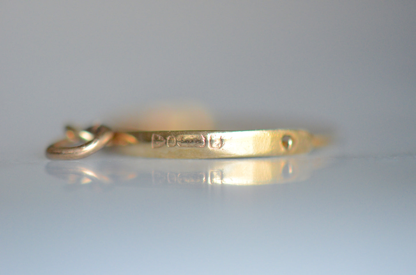 Gold "Happy Days" Vintage Spinner Charm