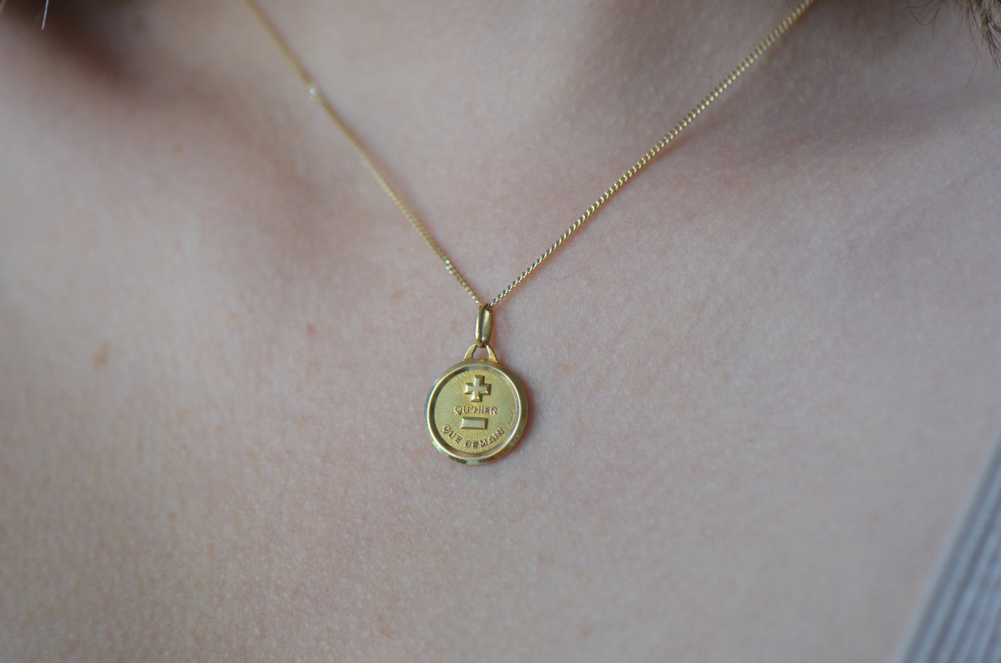 Petite Vintage French Love Token